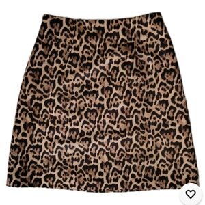 New J. Crew Black and Tan Mini Pencil Skirt for Night Out
